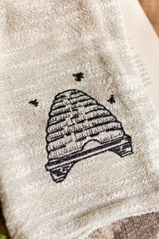 Linen Embroidered Towel