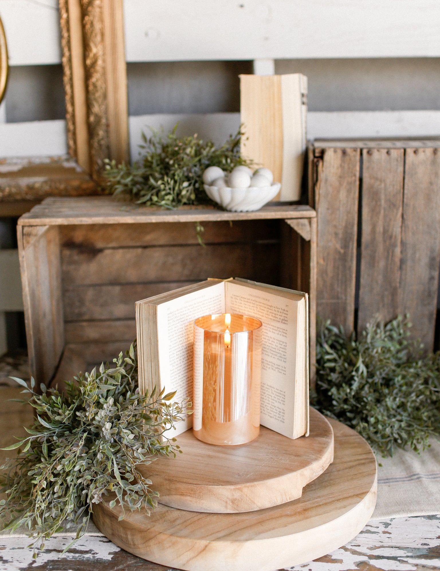 XS Champagne Flameless Candle The Little Burlap Barn®