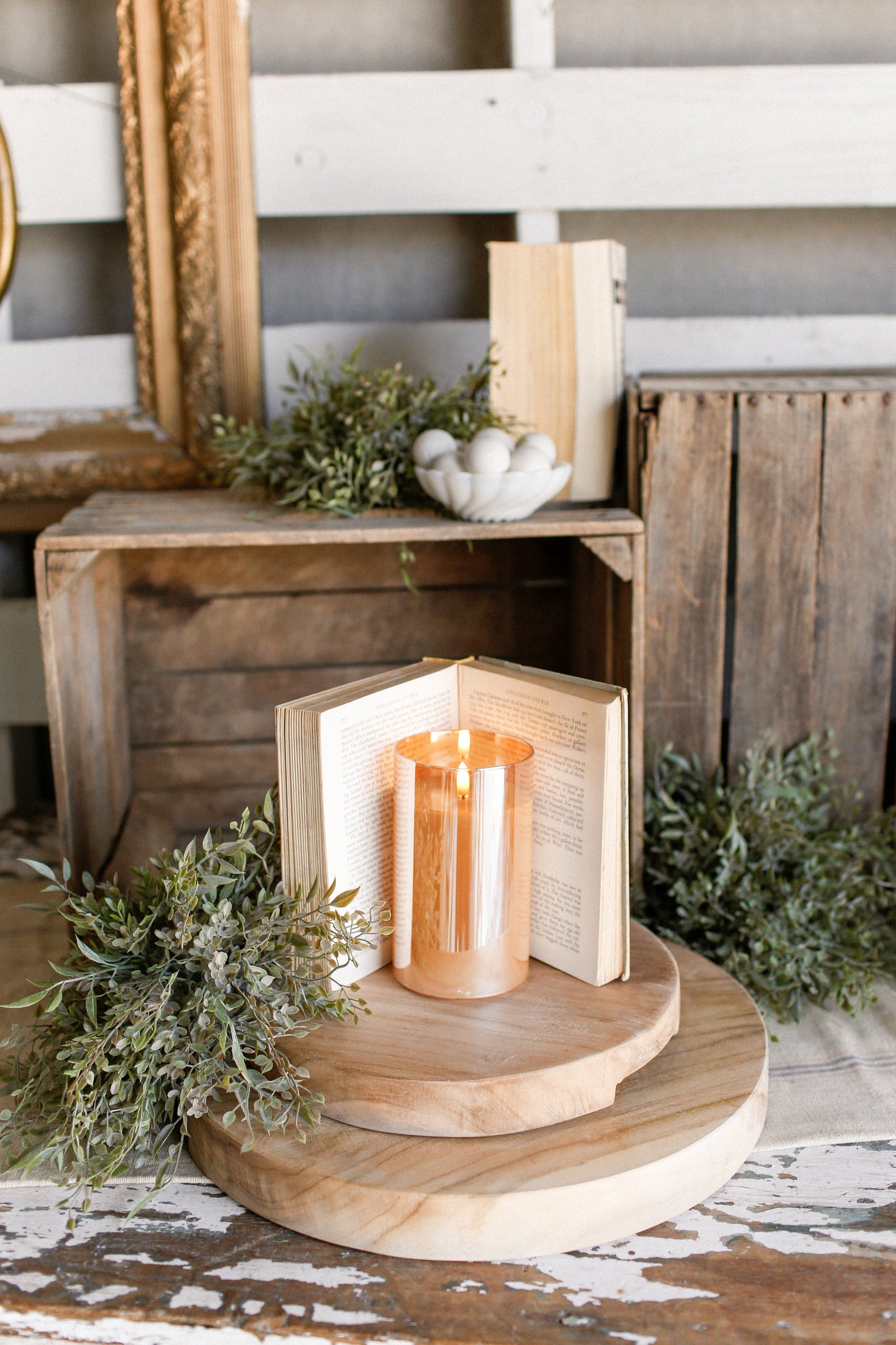 XS Champagne Flameless Candle The Little Burlap Barn®