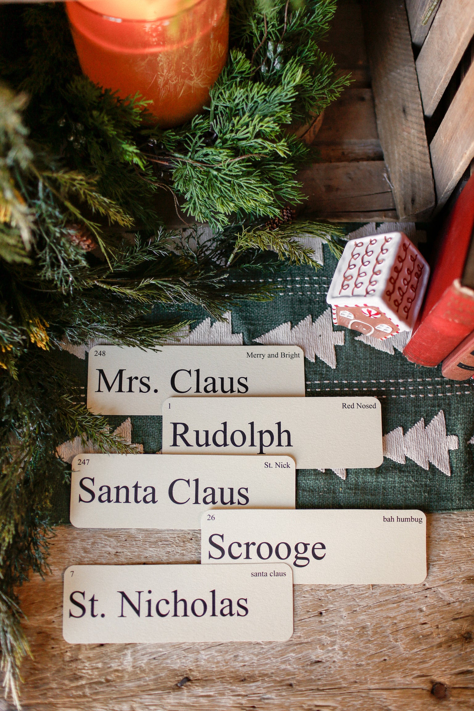 Holiday Character Flashcard