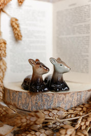 Vintage Deer S&P Shakers (Set of 2)