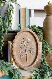 Botanical Scalloped Wall Art