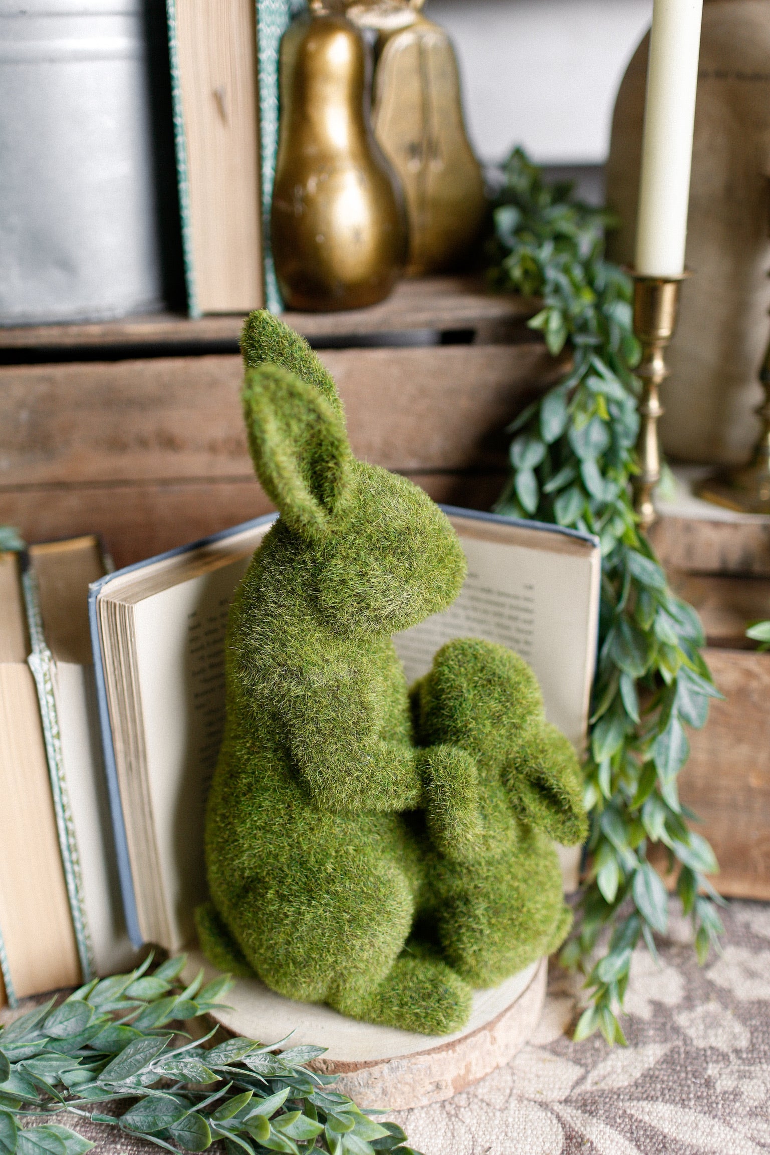 Mossy Bunny & Baby