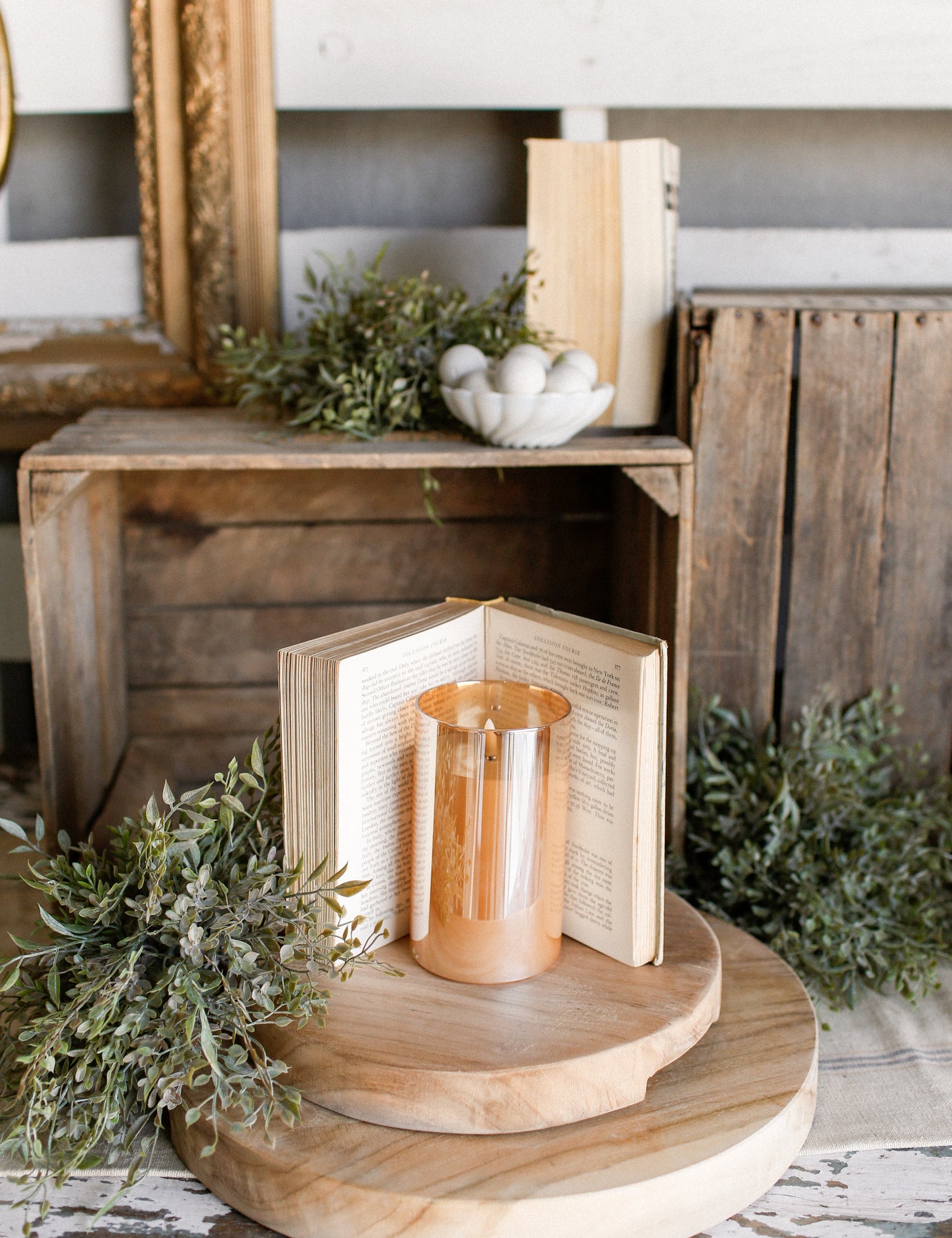 XS Champagne Flameless Candle The Little Burlap Barn®