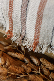 Rustic Woven Striped Runner
