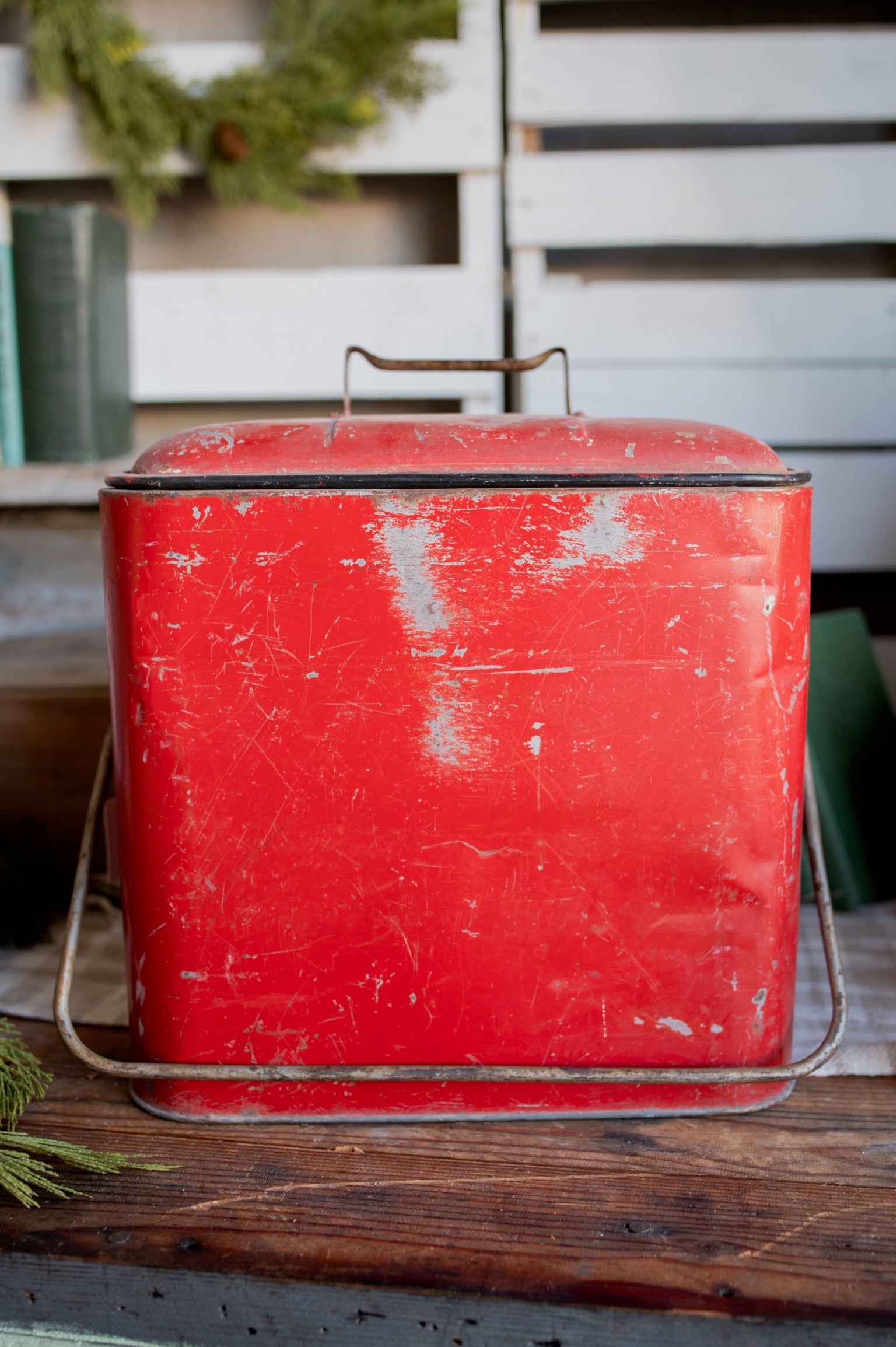 1950's Red Cooler