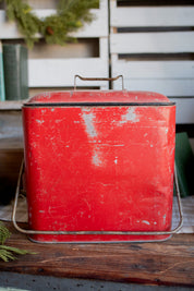 1950's Red Cooler