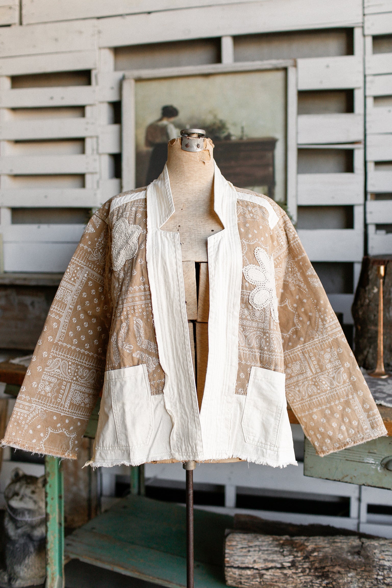 Paisley Quilted Jacket – The Little Burlap Barn®