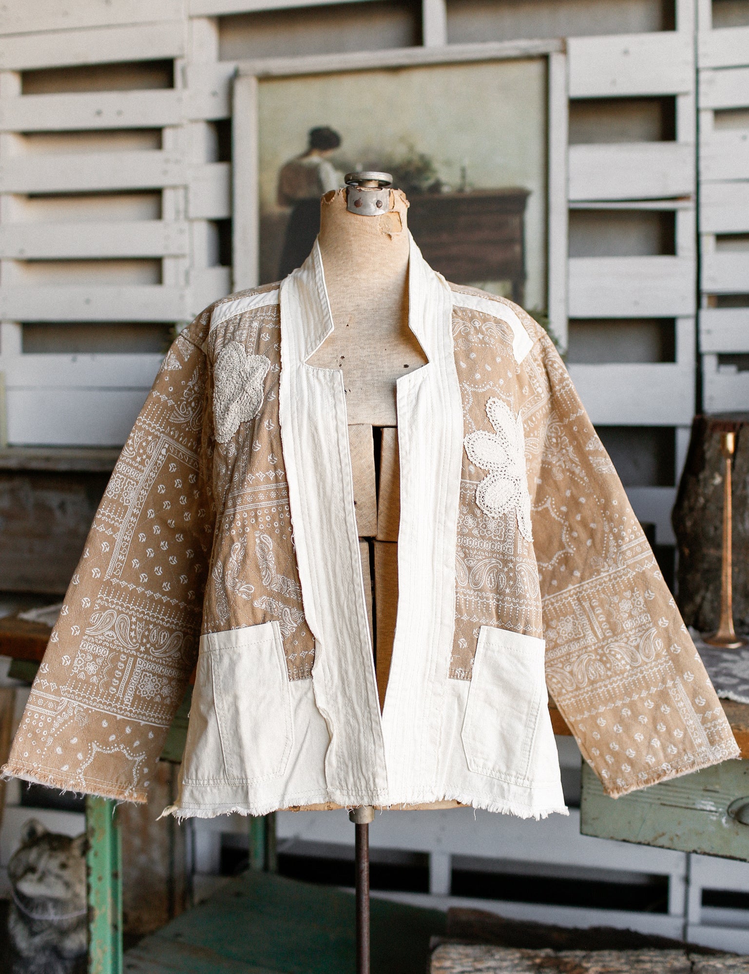 Paisley Quilted Jacket The Little Burlap Barn®