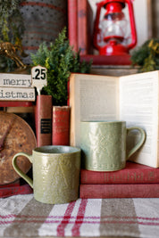 Debossed Woodland Mug