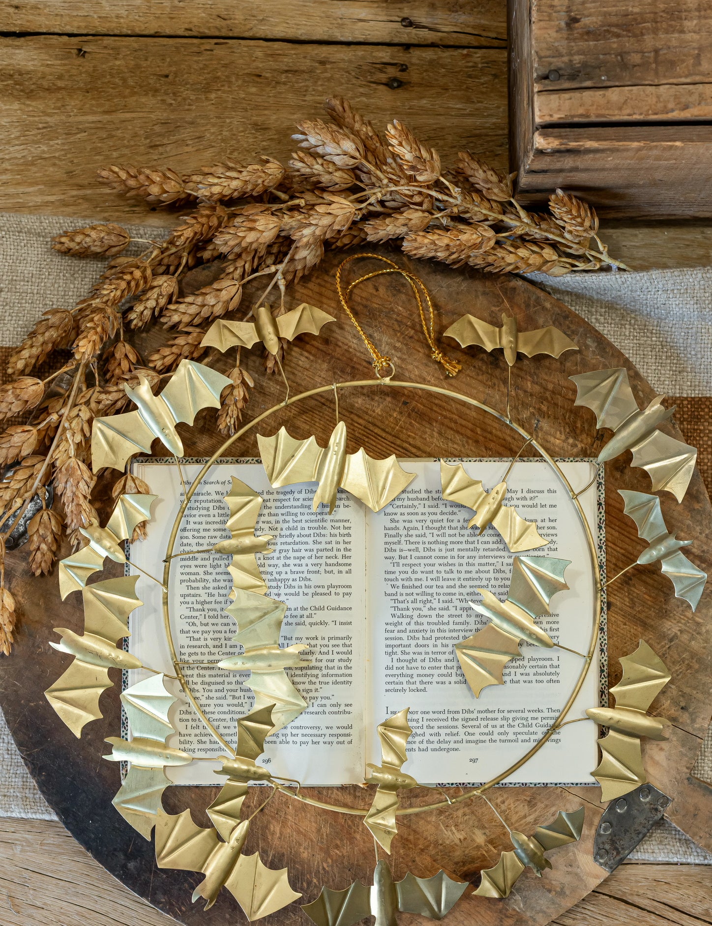 Wicked Bat Wreath The Little Burlap Barn