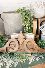 Hand-Carved Wood Door Trim Piece The Little Burlap Barn®