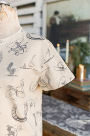 Creme Wild West T-Shirt