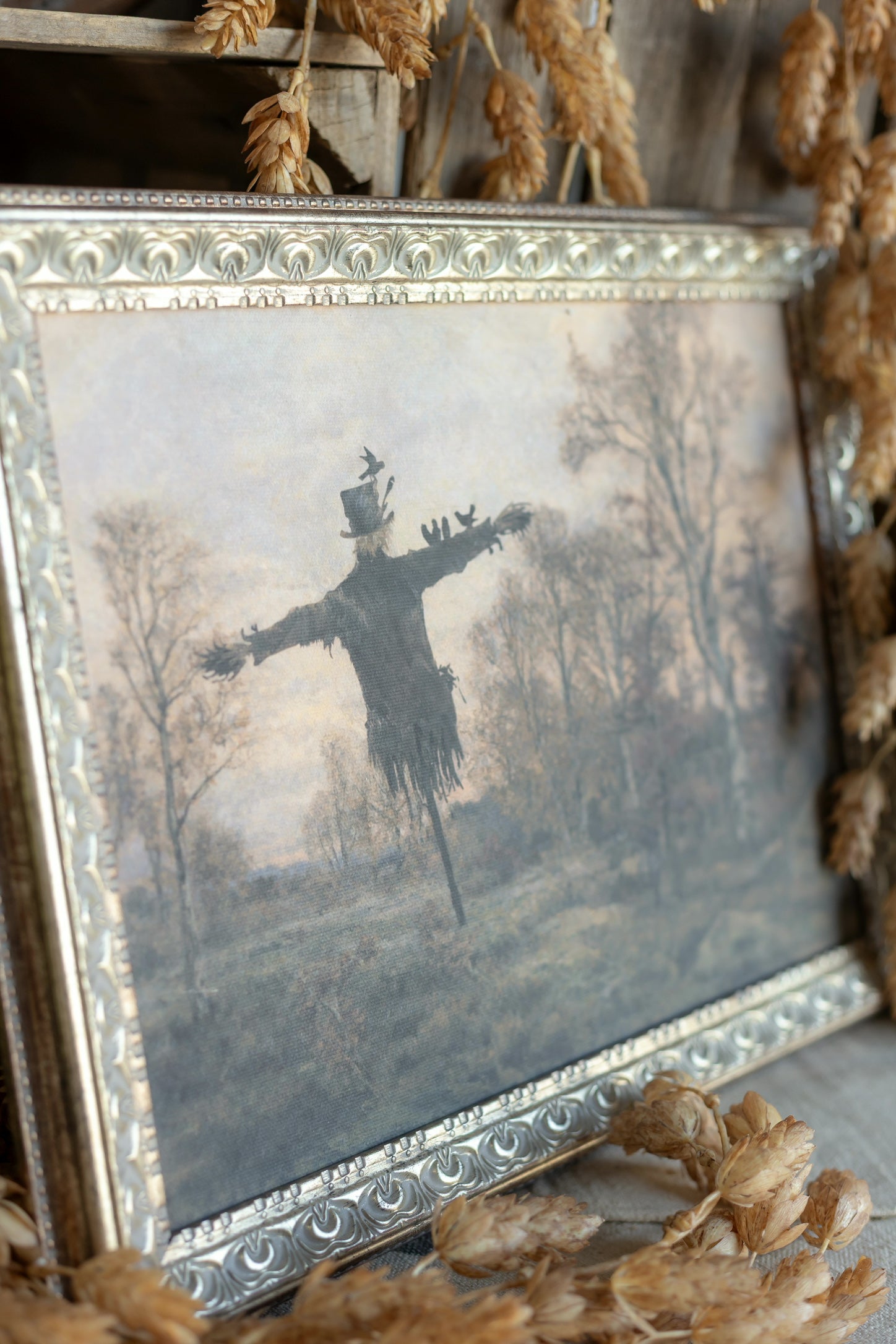 Scarecrow Framed Art The Little Burlap Barn