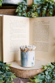 Watercolor Scalloped Trim Match Holder