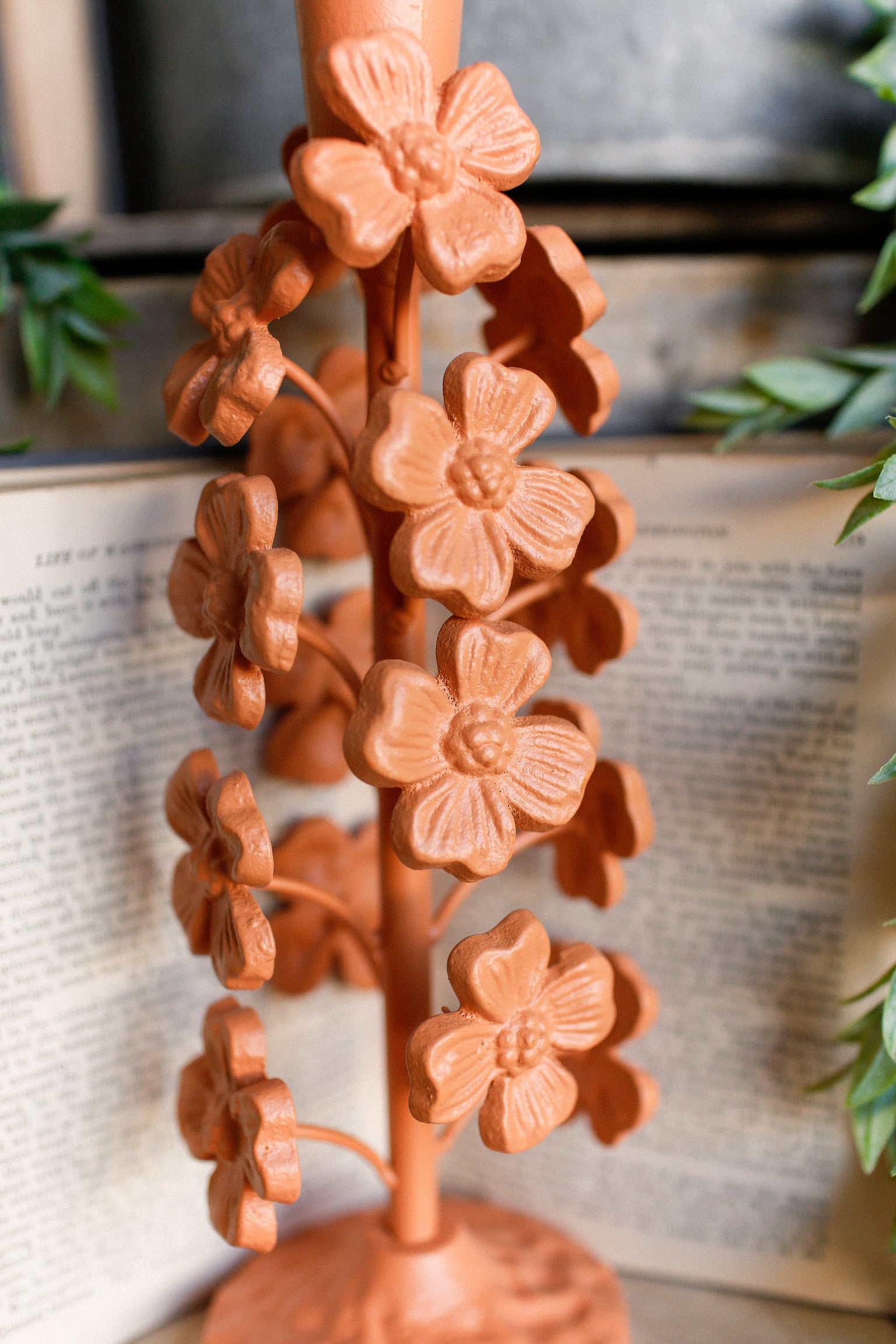 Cast Iron Wonderland Candlestick