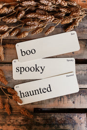Halloween Flashcard