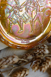 Vintage Carnival Glass Commemorative Place (Spirit of 1776)