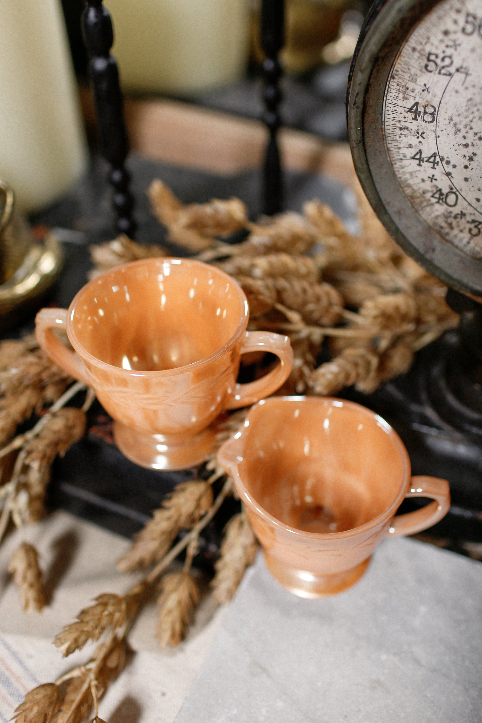Vintage Fire King Cream & Sugar Set The Little Burlap Barn®