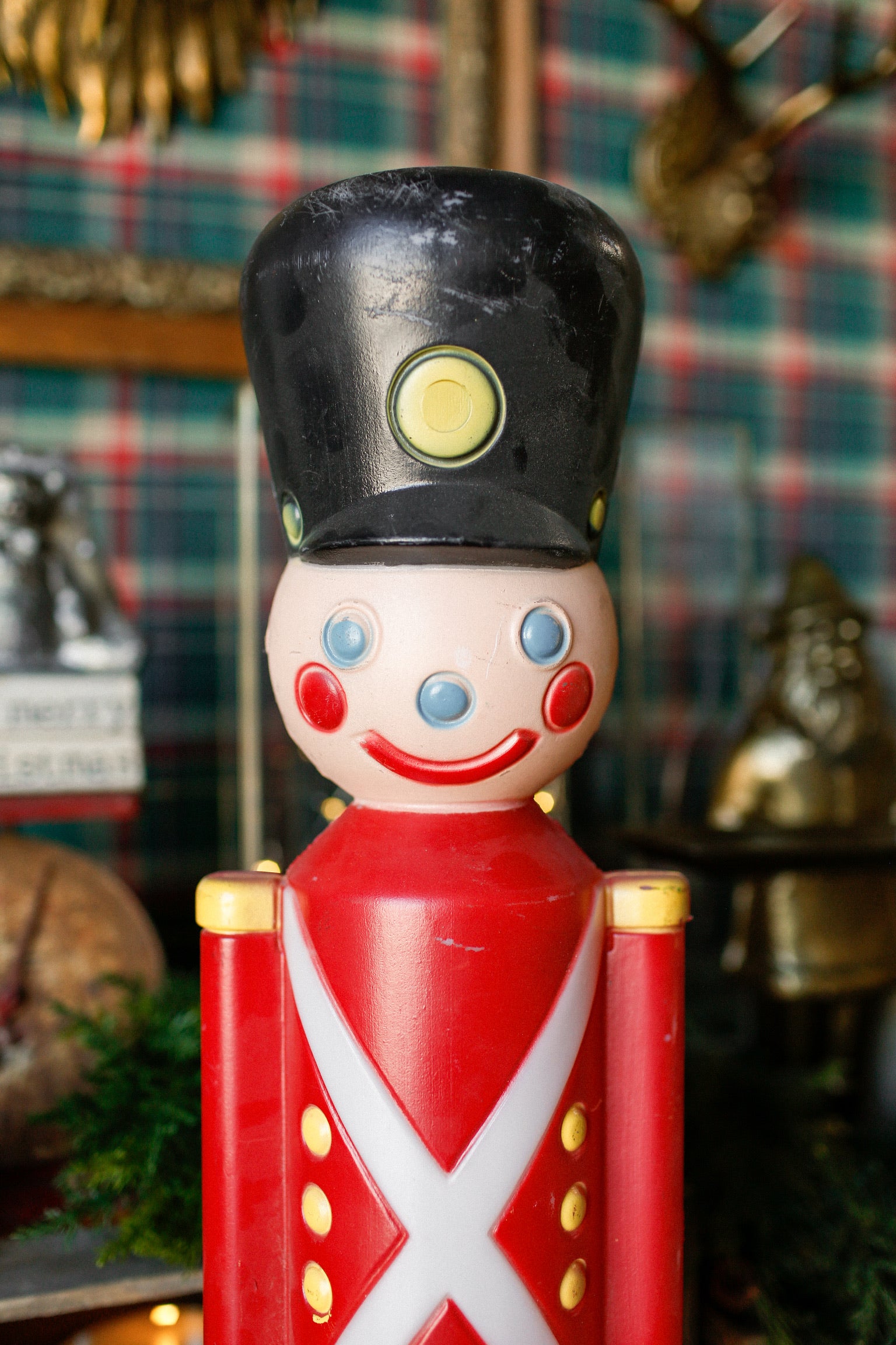 Vintage Toy Soldier Blow Mold