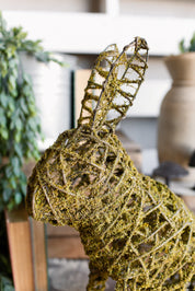 Mossy Wire Sitting Bunny The Little Burlap Barn®
