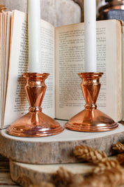 Vintage Copper Candlesticks