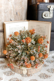 Whimsy Wildflower Sphere (Pumpkin)