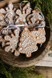 White Gingerbread Ornament