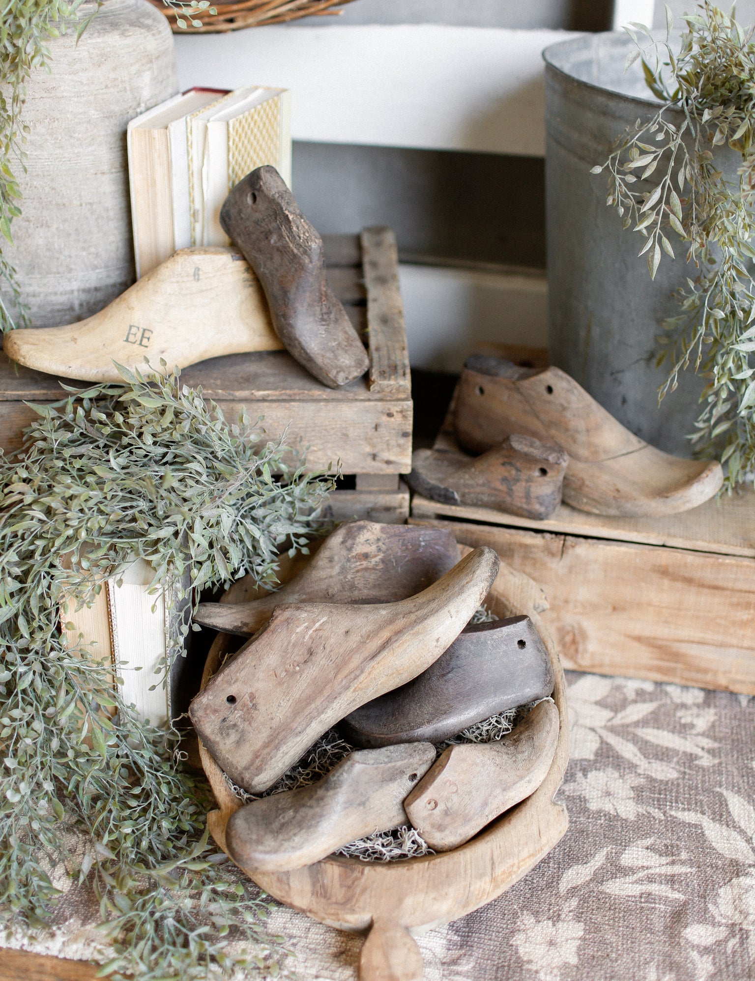 Vintage Wood Shoe Mold (2 Sizes) The Little Burlap Barn®