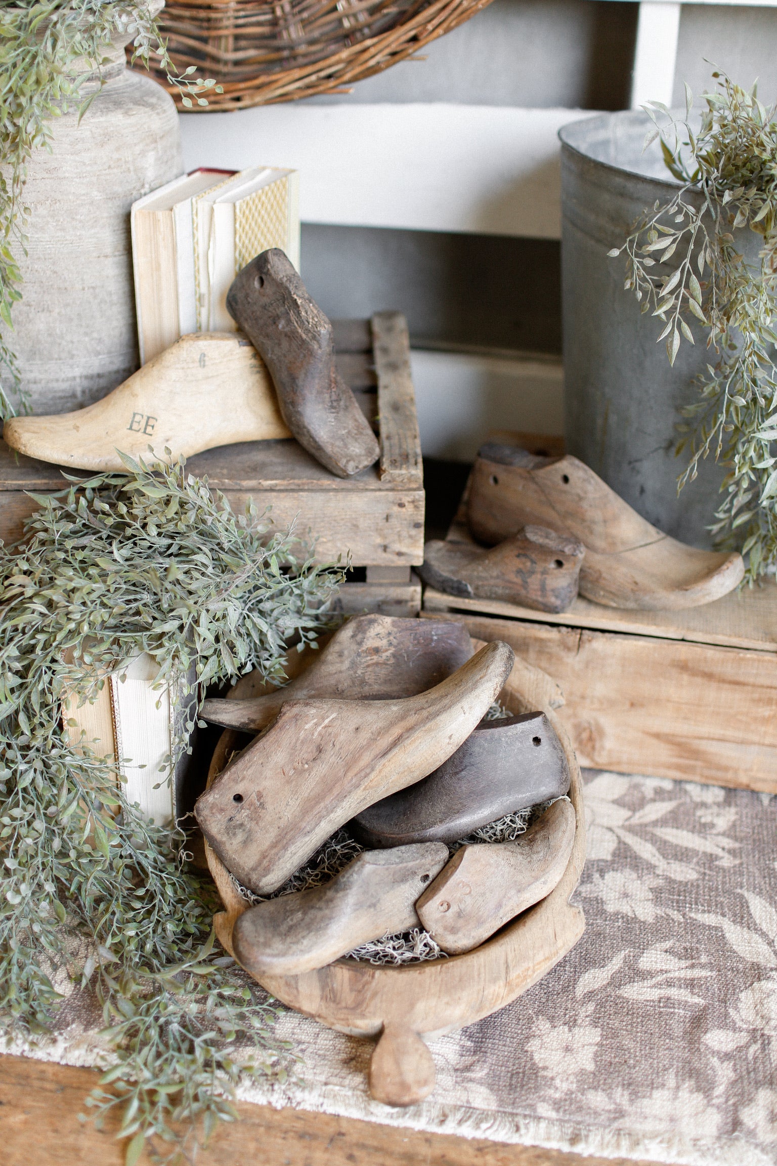 Vintage Wood Shoe Mold (2 Sizes) The Little Burlap Barn®