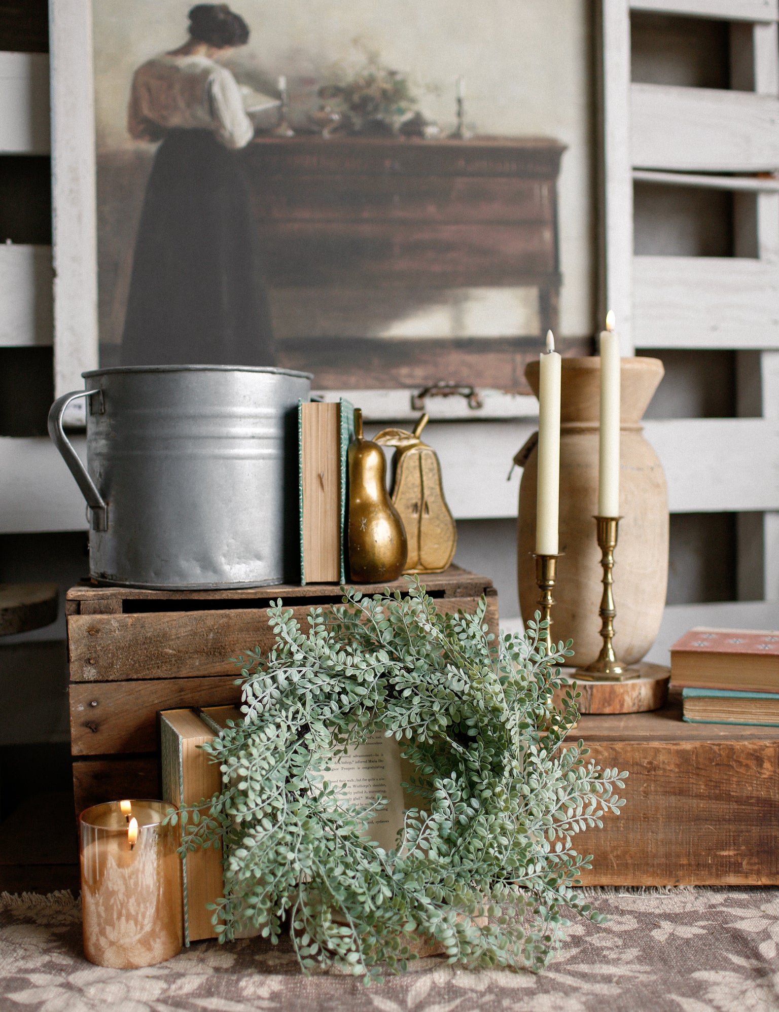 Trailing Vine Mini Wreath The Little Burlap Barn®
