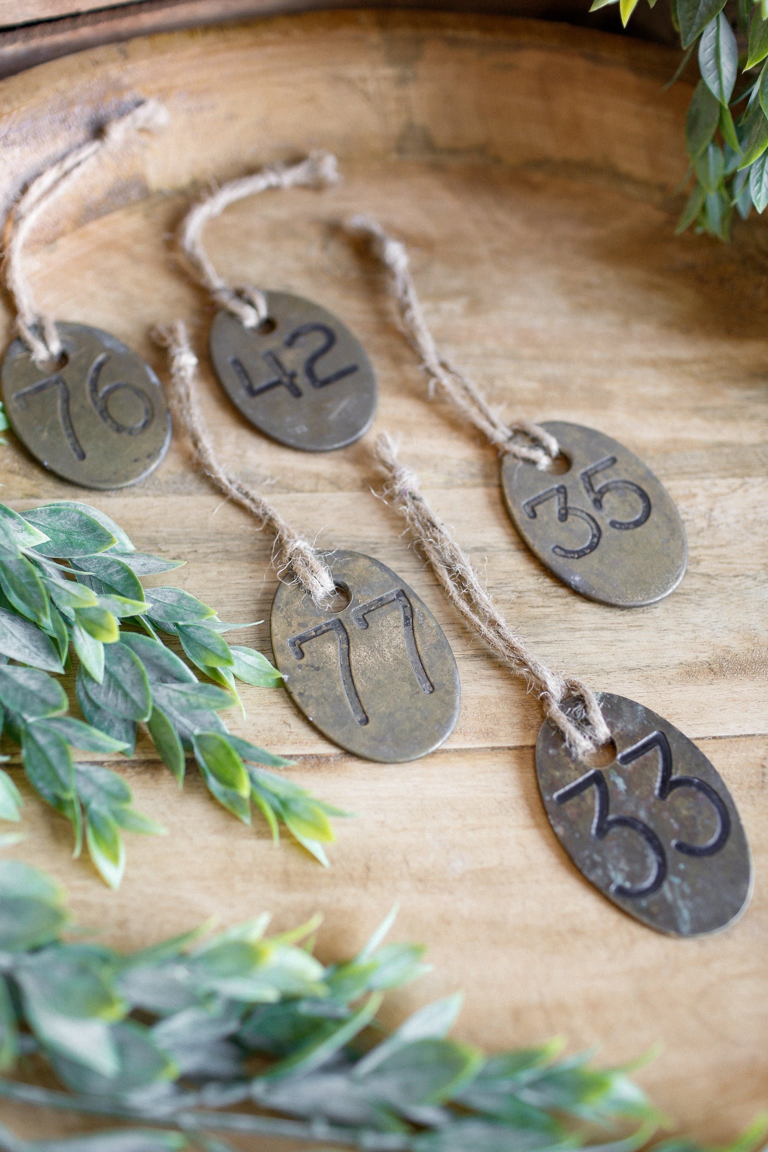 Vintage Brass Cow Tag The Little Burlap Barn®