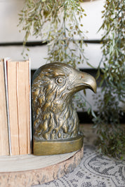 Vintage Brass Eagle Bookends