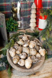 Carved Wood Acorn