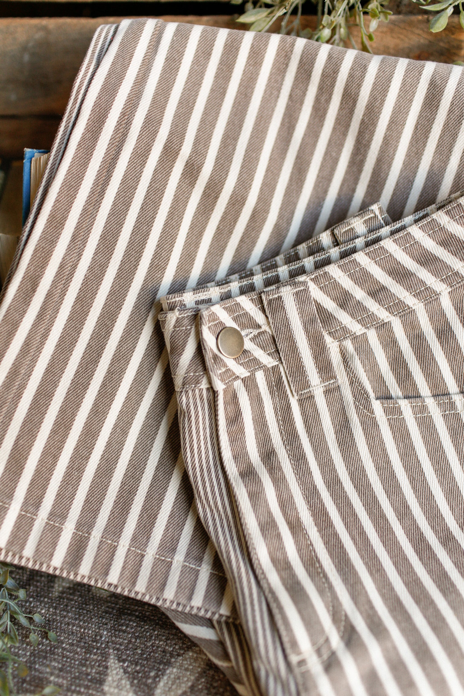 Franklin Stripe Mixed Pant