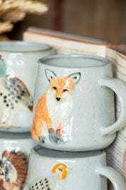 Hand Painted Stoneware Fall Mug Creative Co-Op