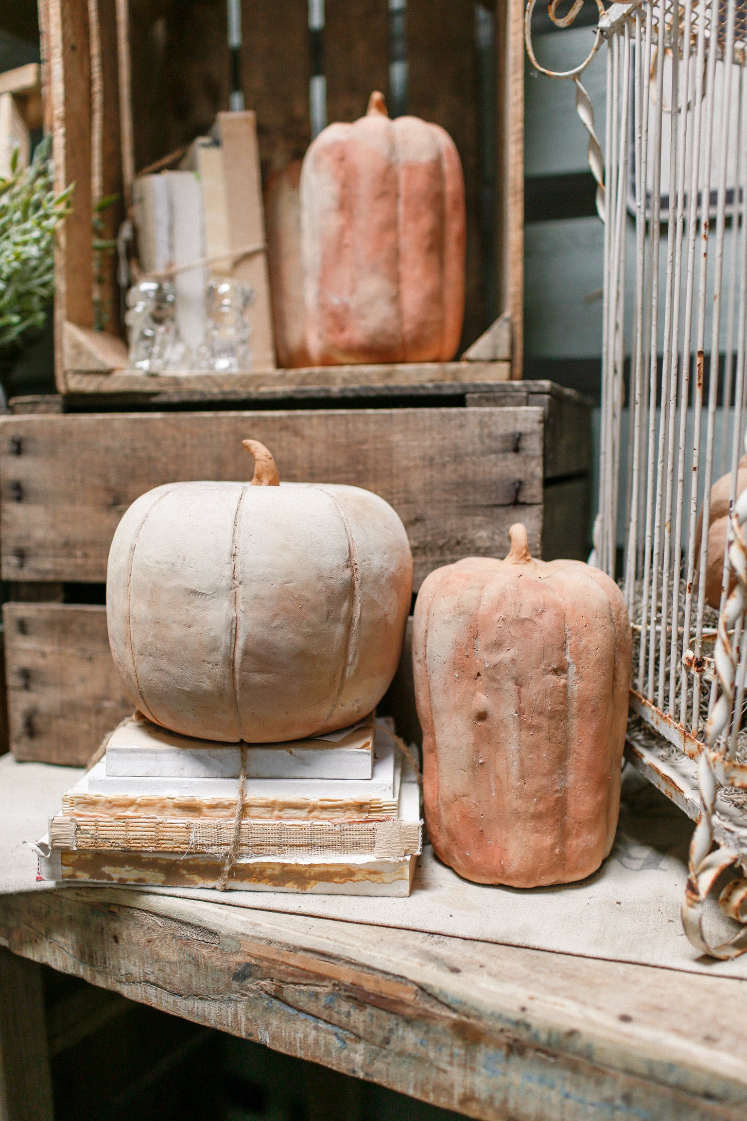 Handmade Terracotta Pumpkin (2 Sizes)