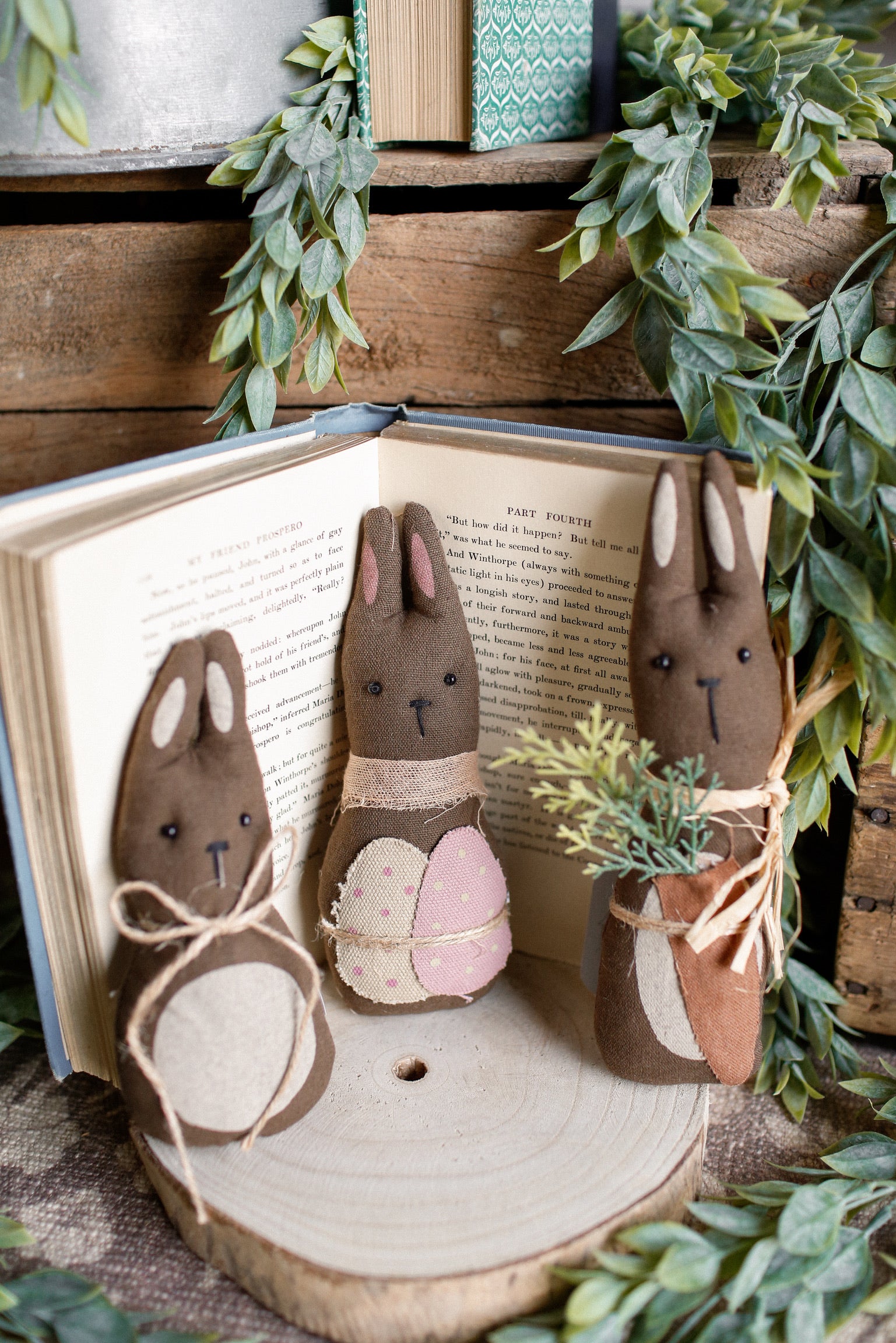 Primitive Chocolate Bunny