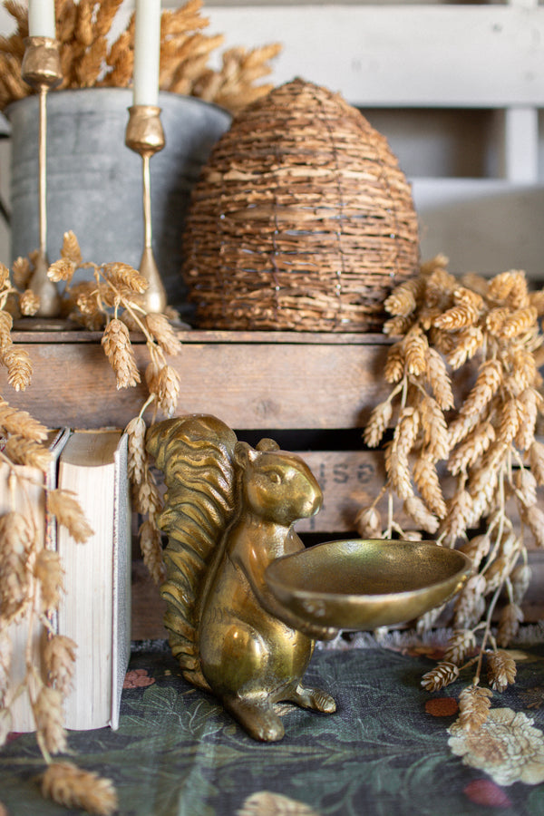 Brass Squirrel Figurine The Little Burlap Barn®
