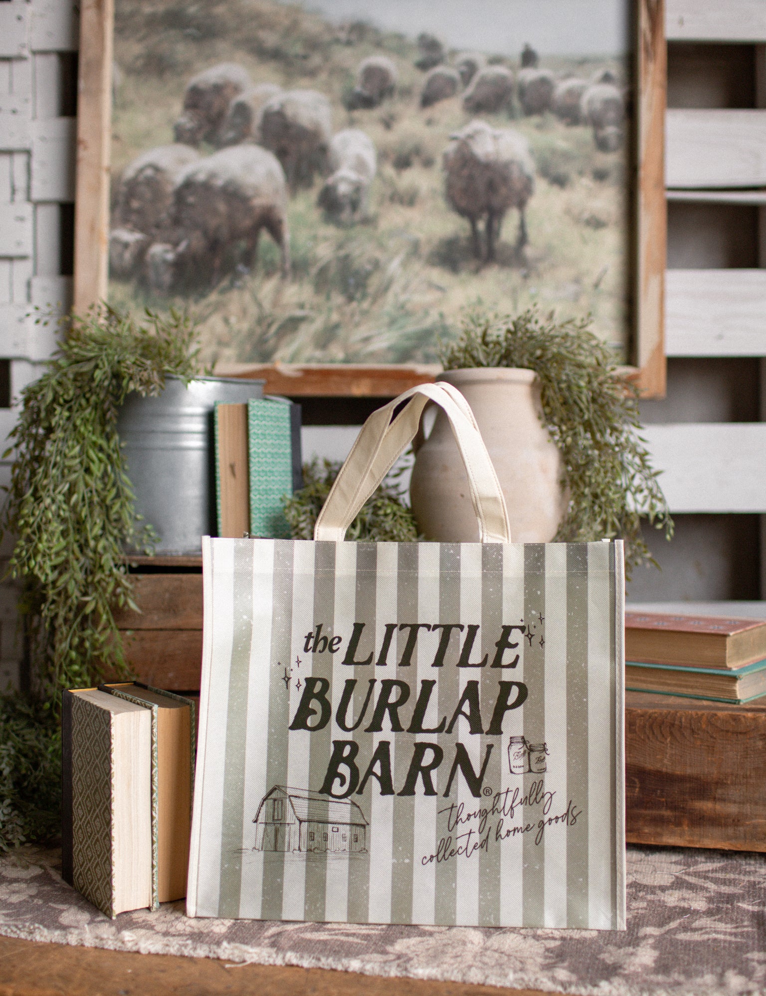 TLBB Reusable Tote Bag The Little Burlap Barn®