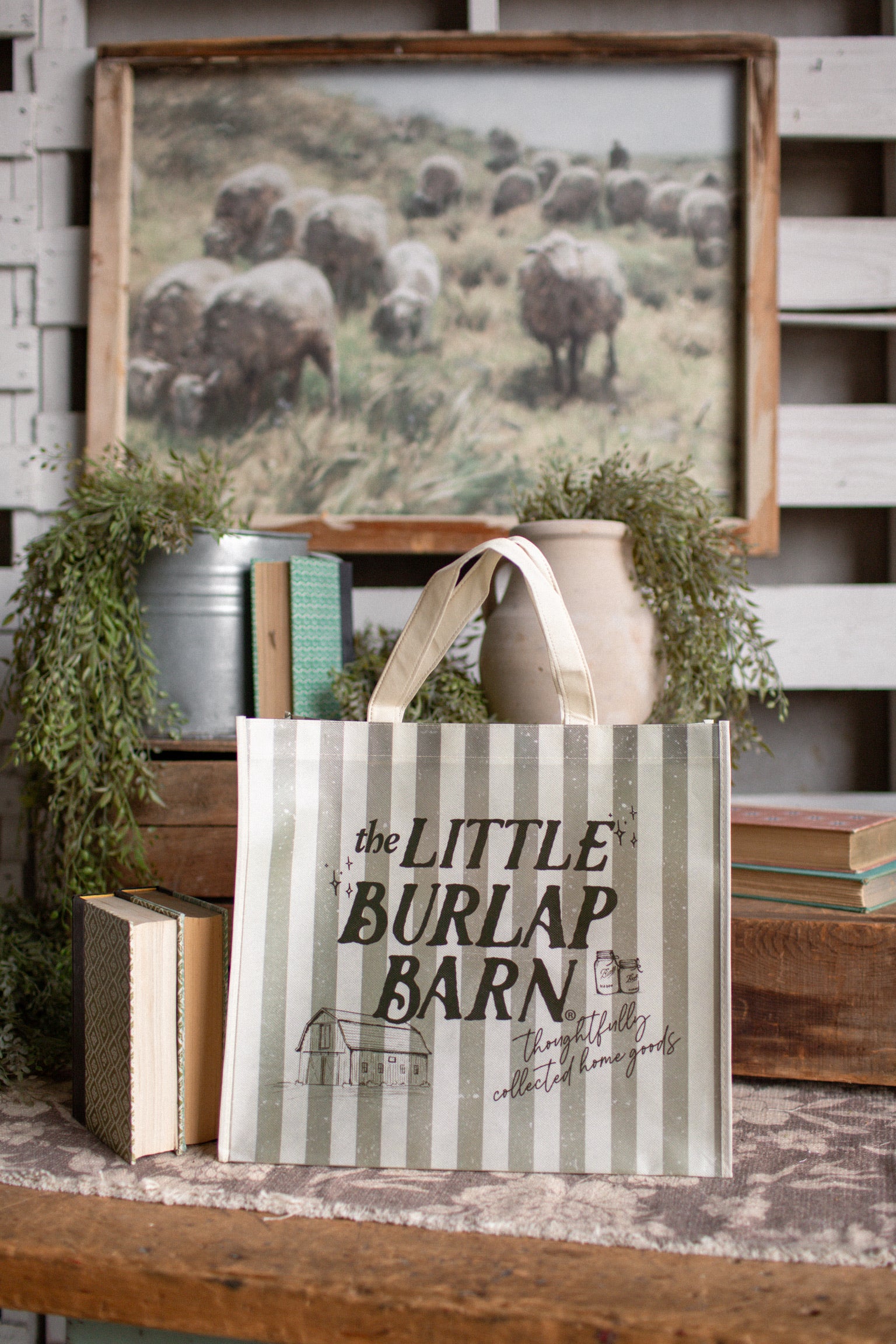 TLBB Reusable Tote Bag The Little Burlap Barn®