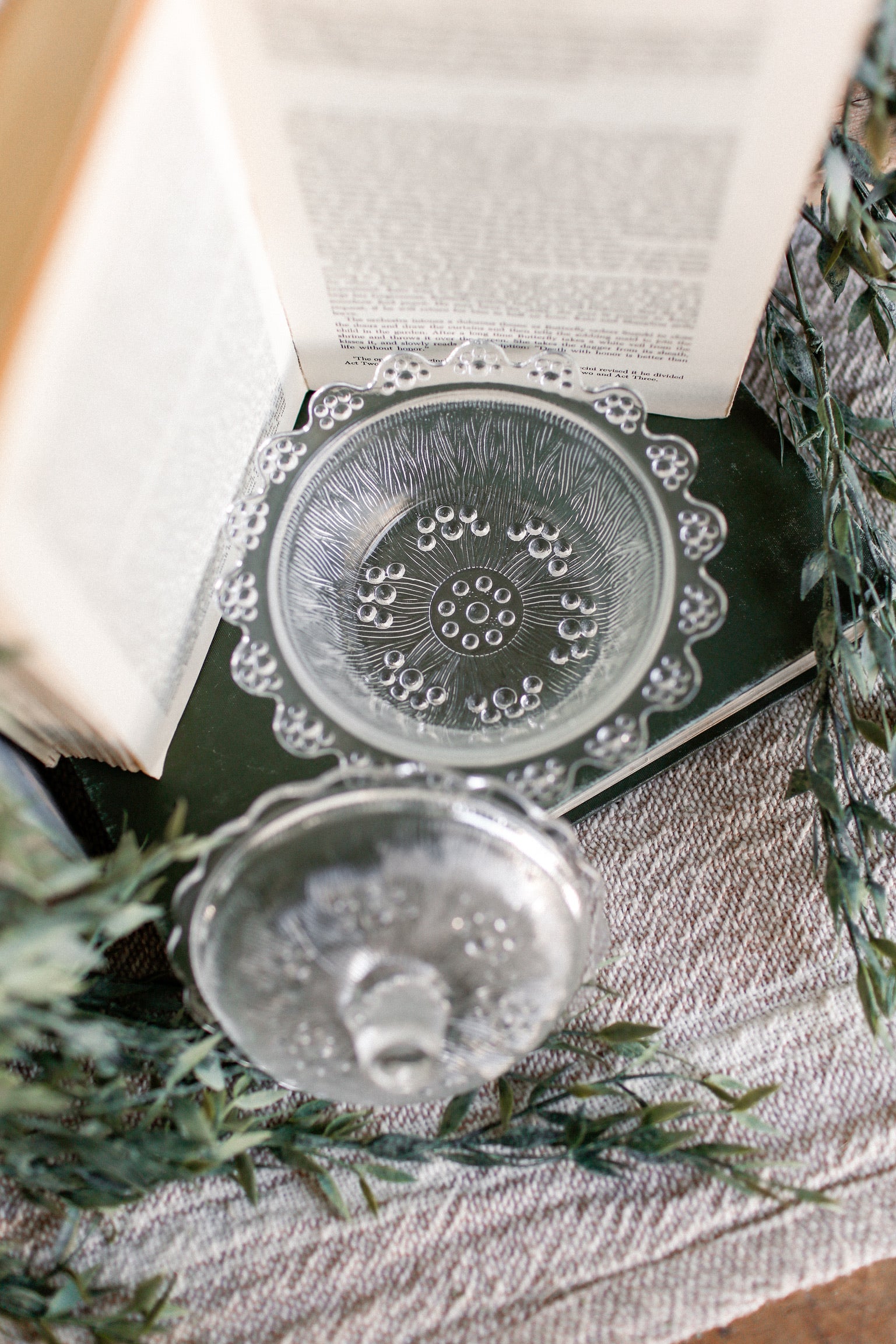 Vintage Scalloped Candy Dish