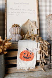 Raggedy Pumpkin Kitchen Towel