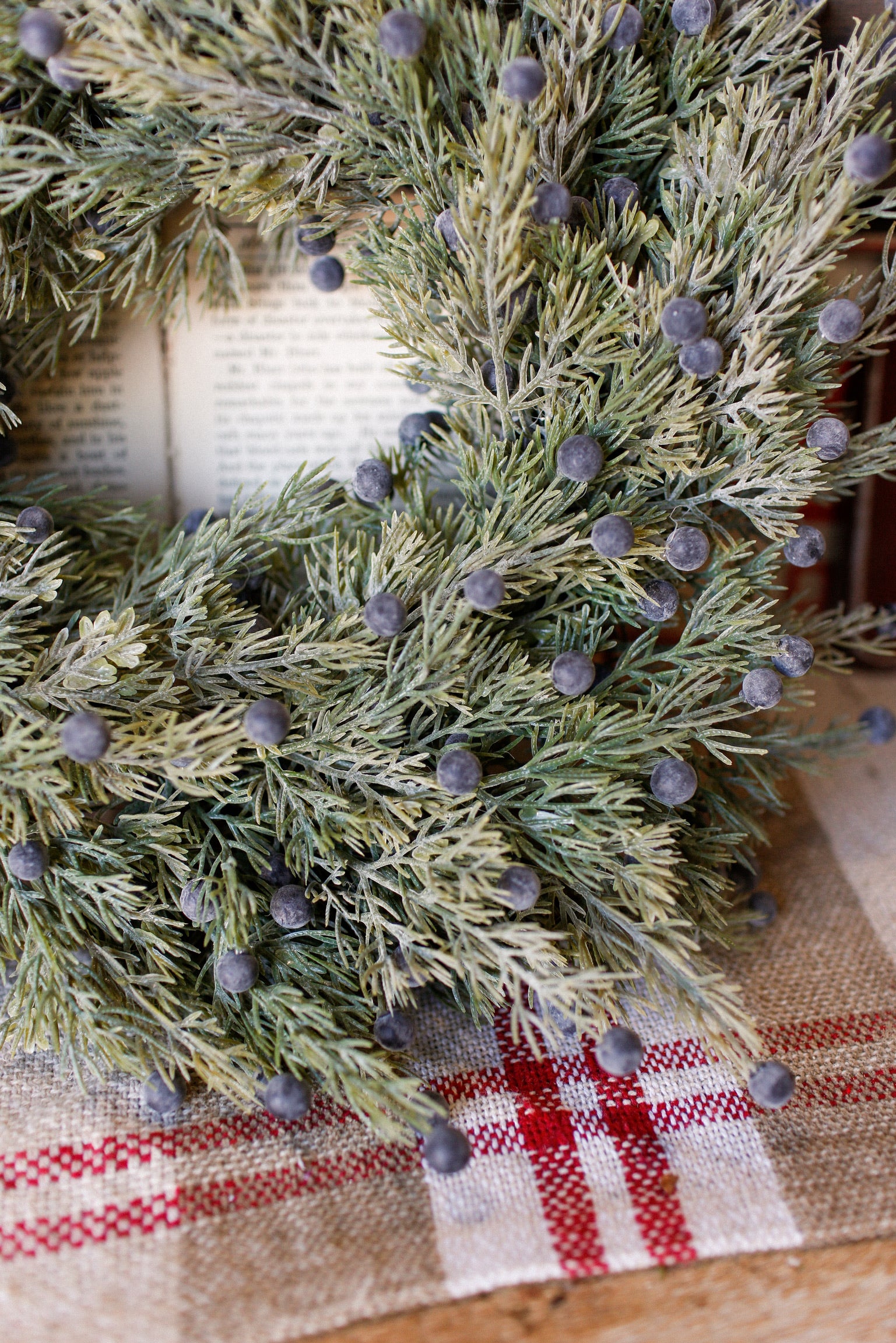 Midnight Juniper Mini Wreath