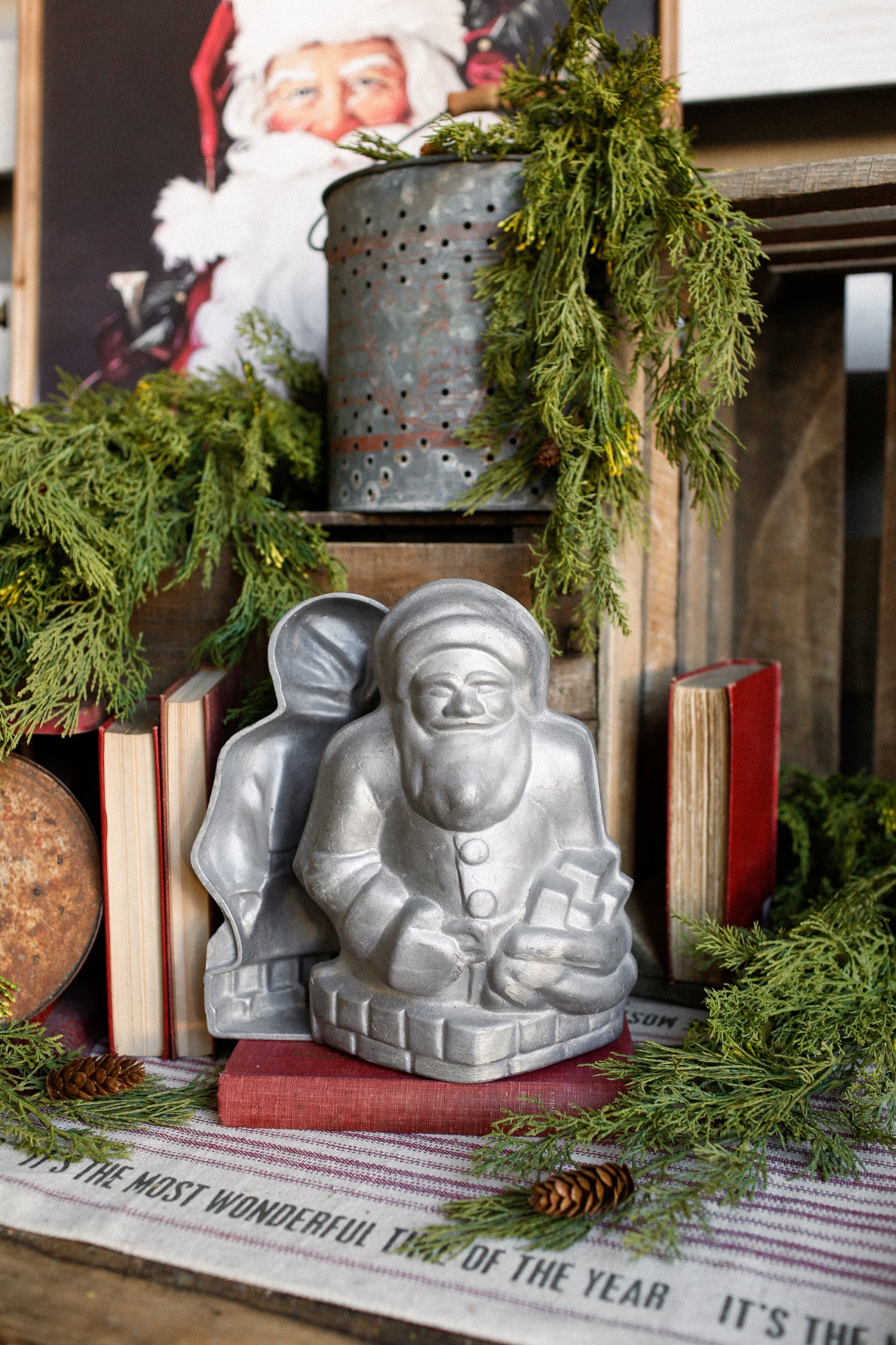 1940's Santa Cake Mold