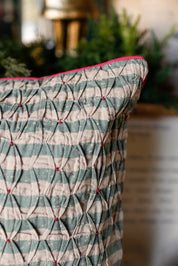 Smocked Velvet Tree Pillow