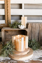 Medium Champagne Flameless Candle The Little Burlap Barn®