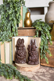 Chocolate Easter Bunny With Hat The Little Burlap Barn®