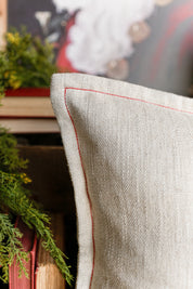 Embroidered Deer Pillow