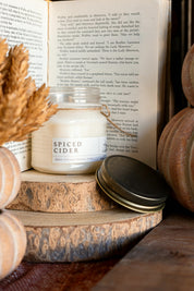 Spiced Cider Mason Jar Candle The Little Burlap Barn